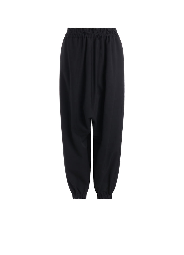 WOOL GABARDINE SAROUEL PANTS