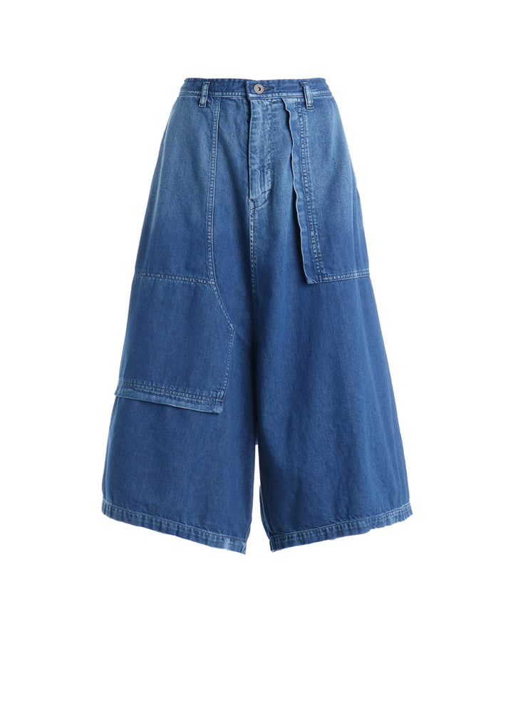8OZ SPOTTED DENIM SAROUEL PANTS