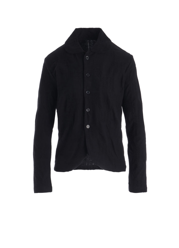 BLOCK TUCK JQ 5-BUTTON CARDIGAN