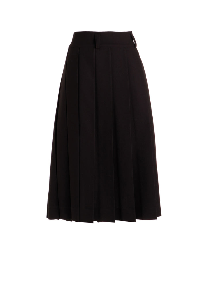 POLYESTER PLEATED SKIRT