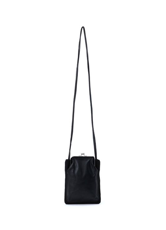 COW LEATHER METAL CLASP NECKLACE