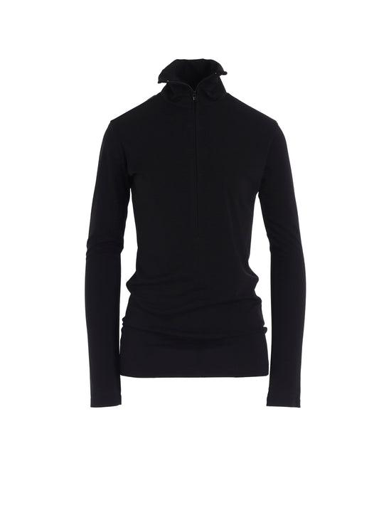 TA/PE DRY SMOOTH HALF ZIP UP T