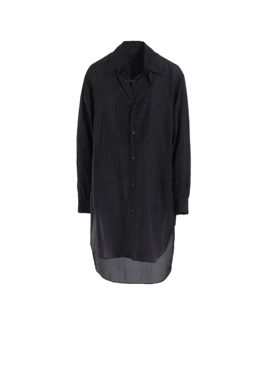 CUPRO STRIPE DOUBLE FRONT SHIRT
