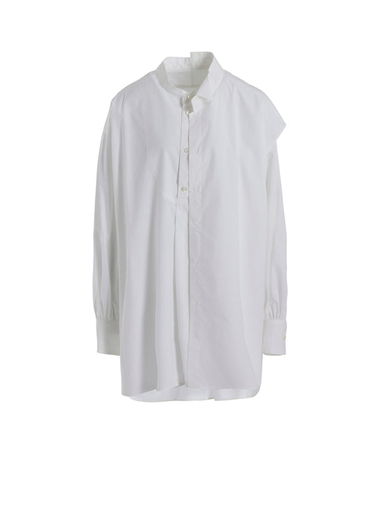 COMPACT TYPEWRITER PANEL DOUBLE BLOUSE