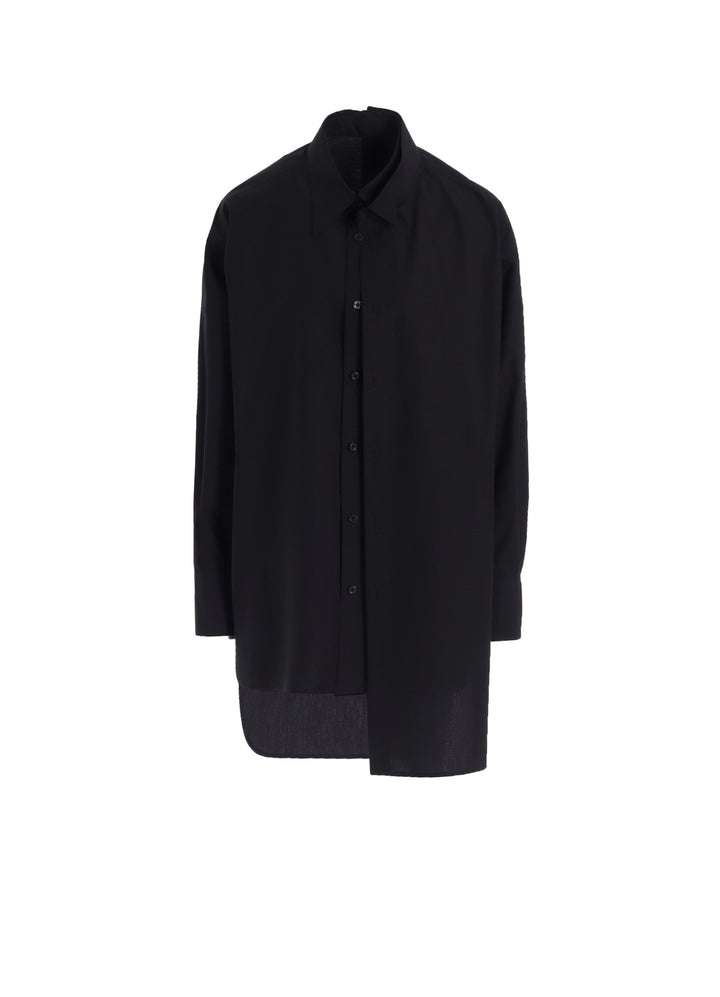 COMPACT TYPEWRITER WING COLLAR DOUBLE SHIRT