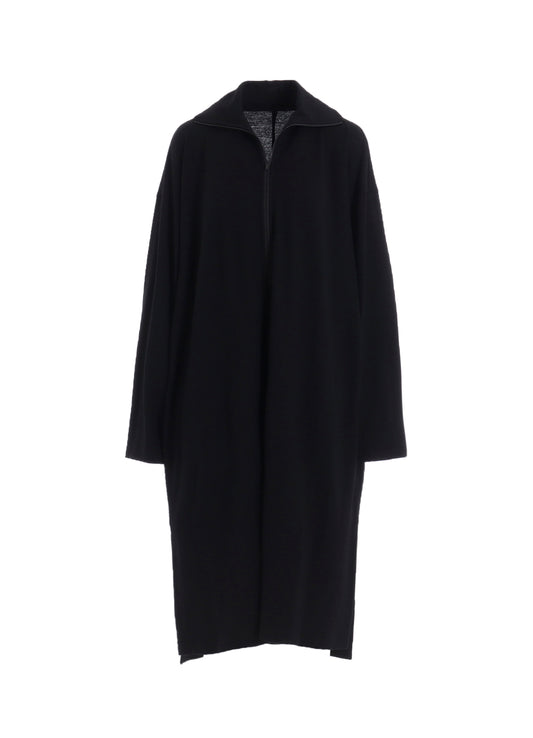 MILD WASHABLE JERSEY STAND-UP COLLAR DRESS