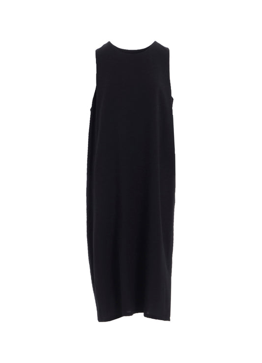 WOOL SERGE SLEEVELESS DRESS