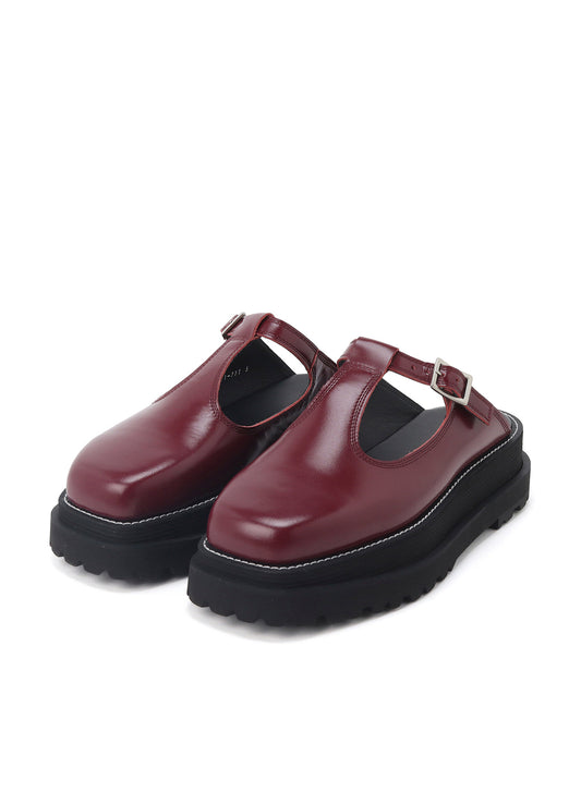 COW LEATHER MARY JANE SANDALS