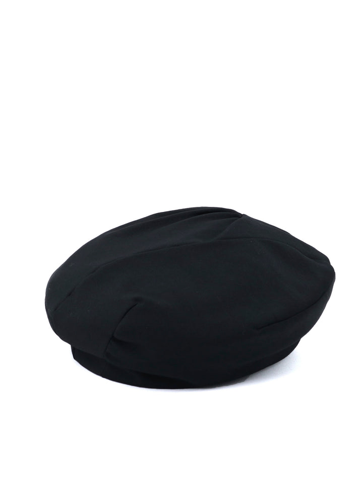 WOOL GABARDINE DART BERET
