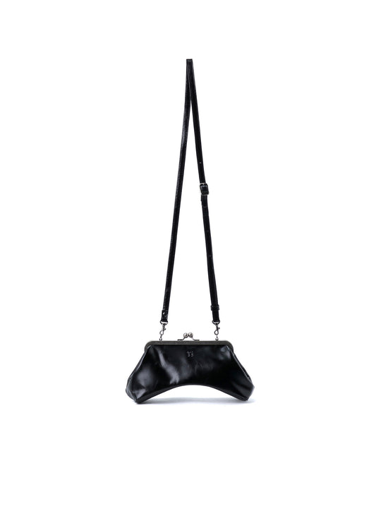 GLOSSY LEATHER CURVY BAG S