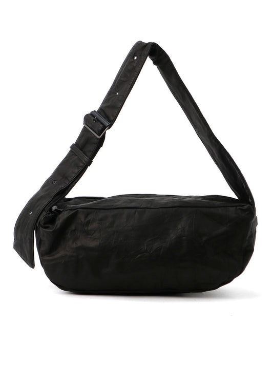 SOFT LEATHER BOX SHOULDER BAG