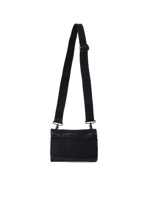 COTTON LINEN TWILL / LEATHER SACOCHE