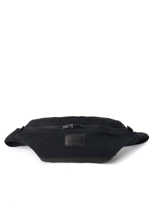 COTTON LINEN TWILL / LEATHER CROSSBODY BAG