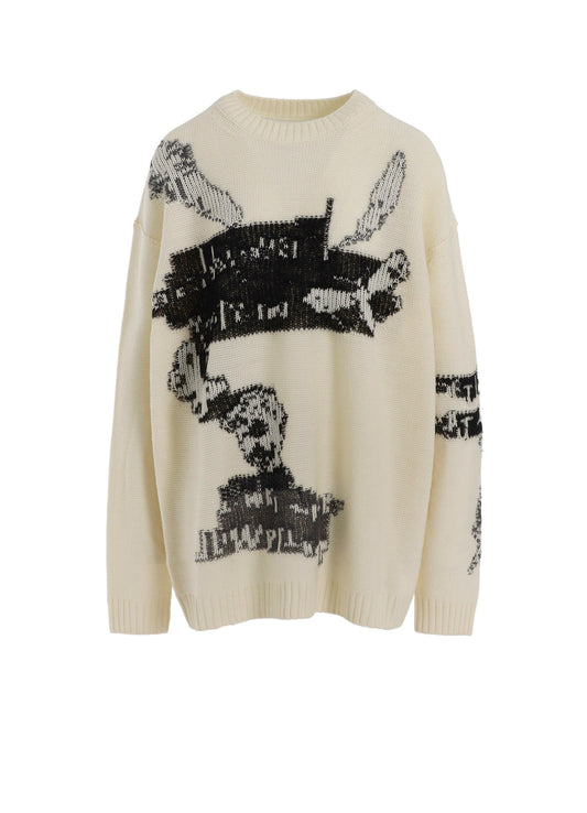 REVERSIBLE INTARSIA W JQ PULLOVER