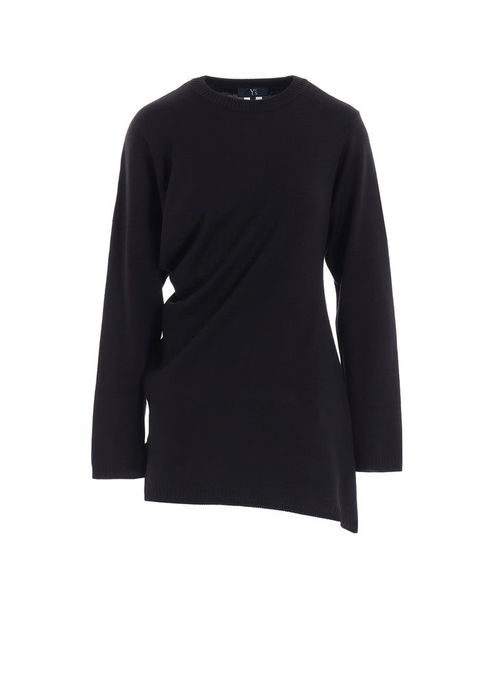 WOOL BLEND TWISTED KNIT