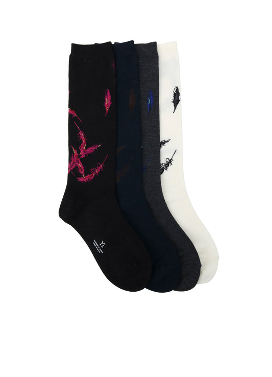 ANGEL-DESIGN HIGH SOCKS