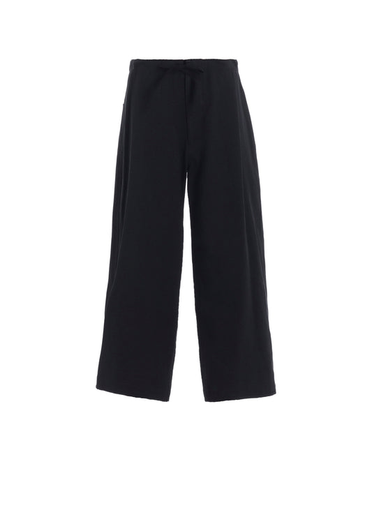COTTON LINEN TWILL STRAIGHT PANTS