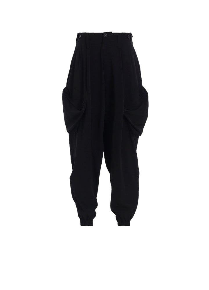 TA/PE CREPE DE CHINE FLIGHT PANTS