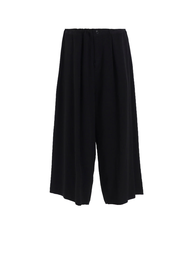 TA/PE CREPE DE CHINE FRONT TUCK WIDE PANTS