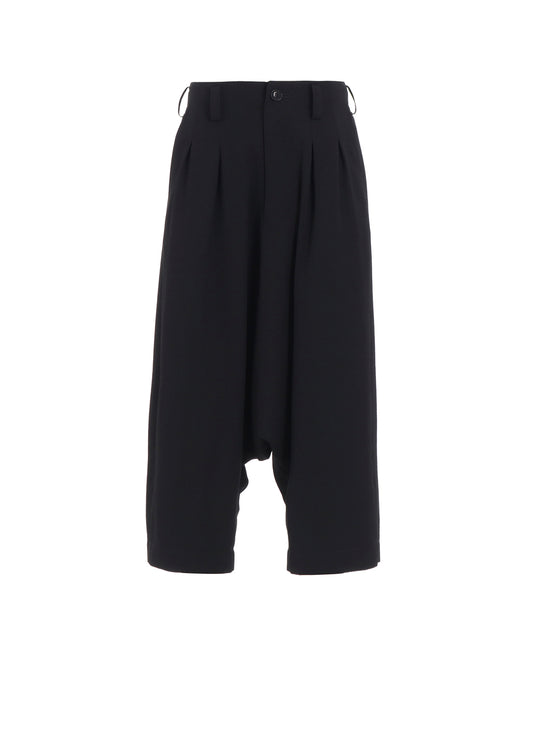 WOOL GABARDINE 2TUCK SAROUEL PANTS