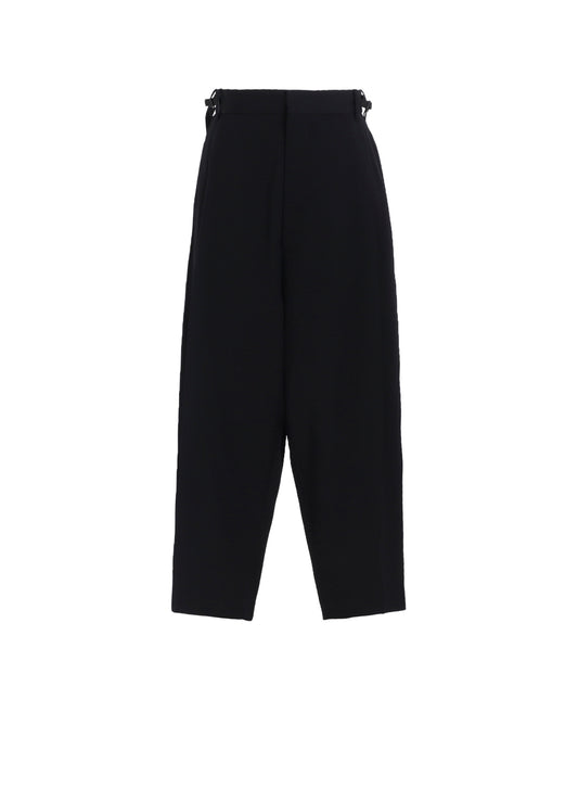 WOOL GABARDINE SAROUEL PANTS