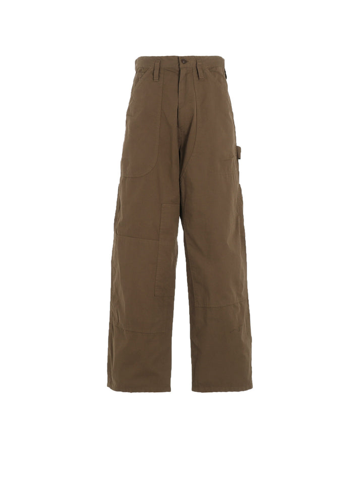 COTTON TWILL GARMENT DYE WORK PANTS