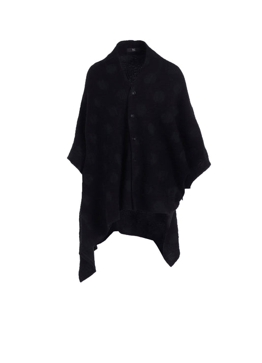 POLKA DOT JQ ASYMMETRIC CARDIGAN