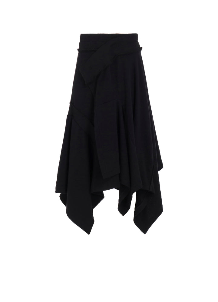 SOFT FRENCHTERRY WRAP STYLE SKIRT