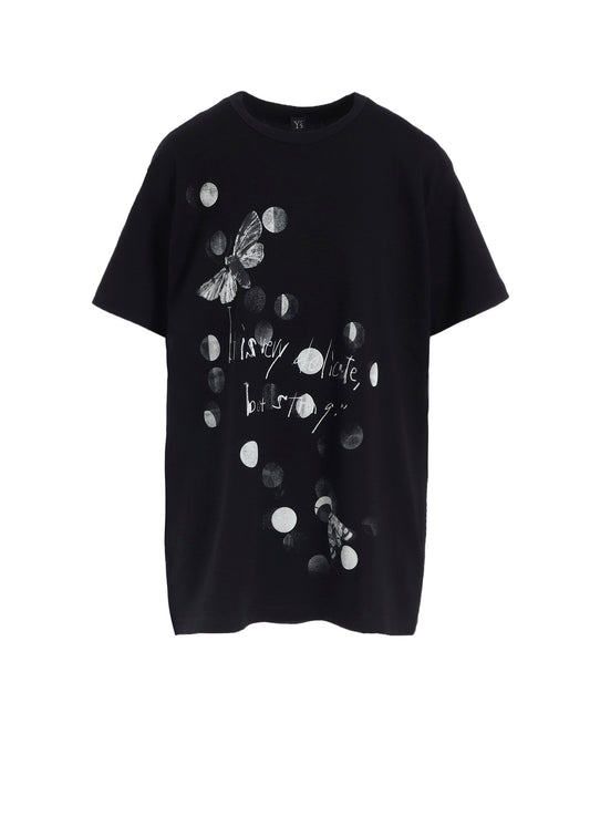 POLKA DOT / BUTTERFLY PRINT HALF SLEEVE T