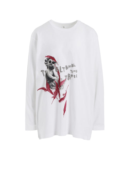 ANGEL PRINT LONG SLEEVE T