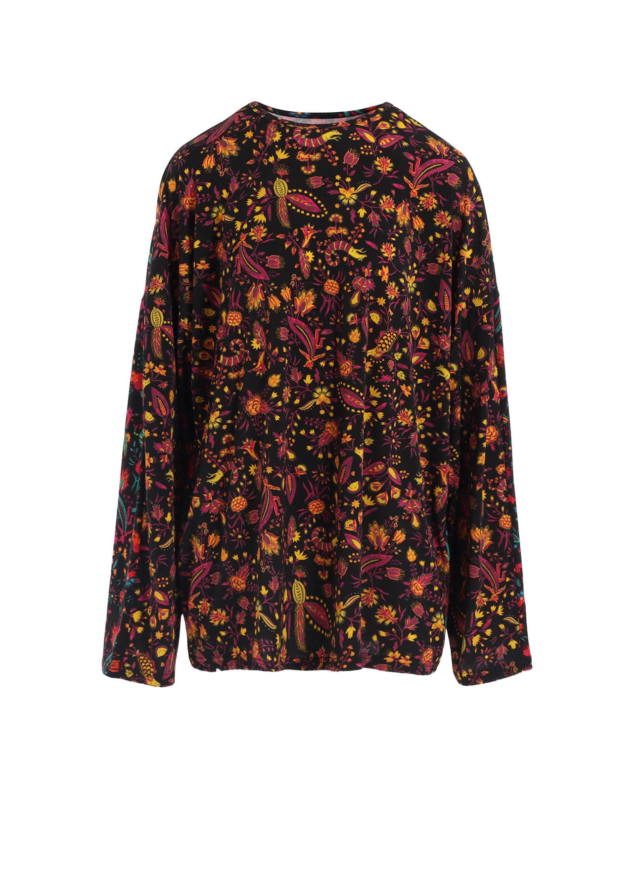 FLOWER PRINT PE JERSEY PANEL T – THE SHOP YOHJI YAMAMOTO