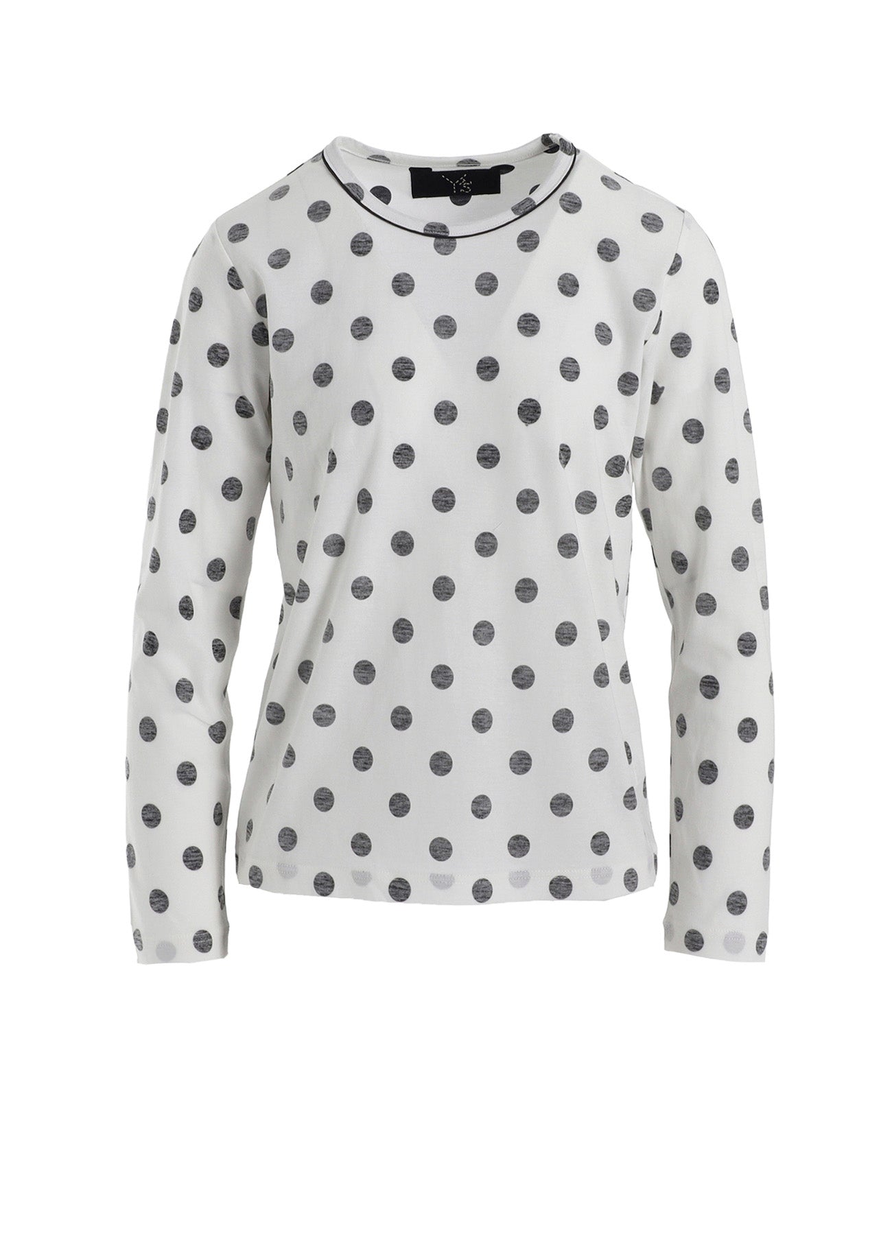 POLKA DOT Y'S STITCH LONG SLEEVE T – THE SHOP YOHJI YAMAMOTO
