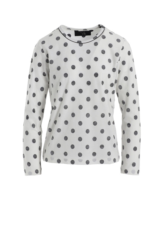 POLKA DOT Y'S STITCH LONG SLEEVE T