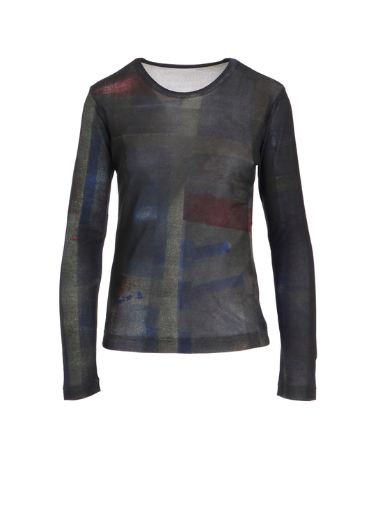 LYOCELL SMOOTH CREW NECK SLEEVE T