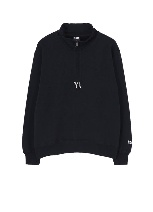 Y's × New Era OVERSIZED SWEAT HALF-ZIP