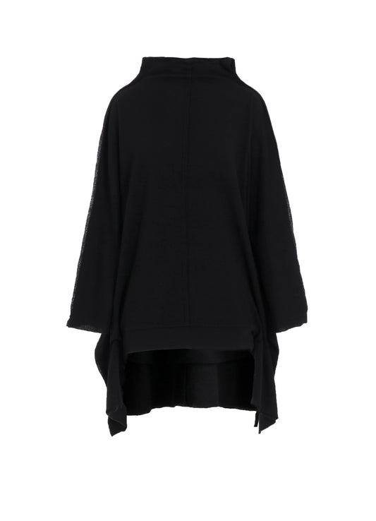 W/NY JERSEY DOLMAN SLEEVE HIGH NECK PULLOVER