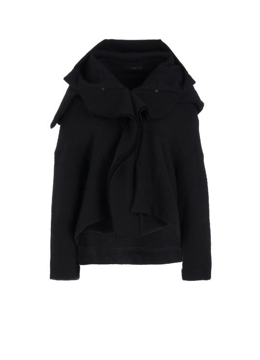 MILD JERSERY COMBINATION JACKET WITH HOOD