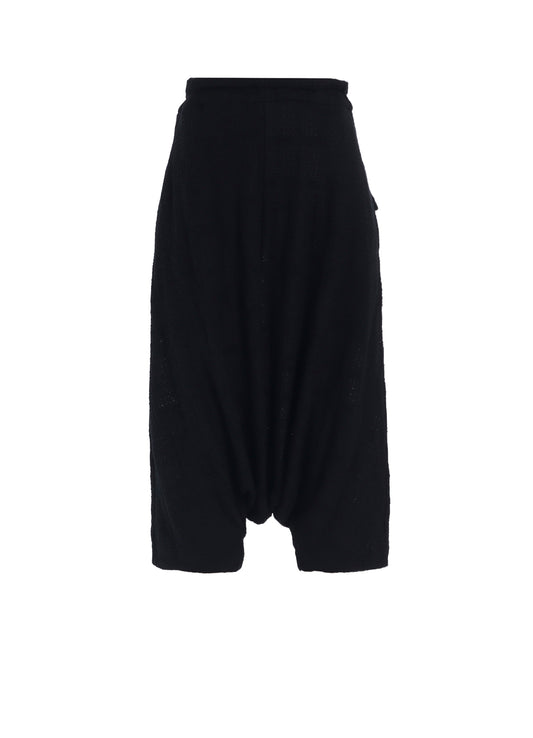 GEOMETRIC SHEER JQ POCKET SAROUEL PANTS