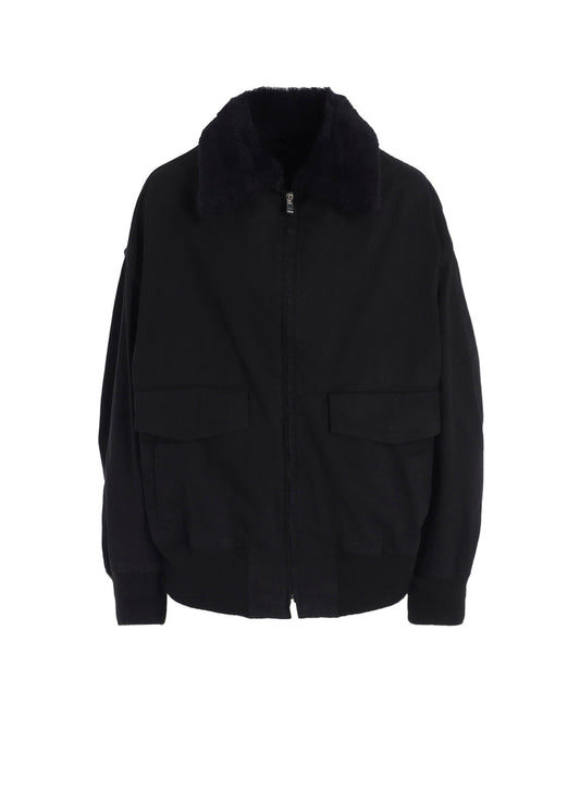 PIGMENT-DYED TWILL BLOUSON