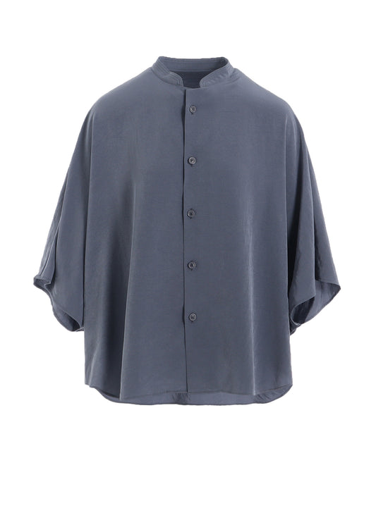 CREPE de CHINE STAND CAPE BLOUSE