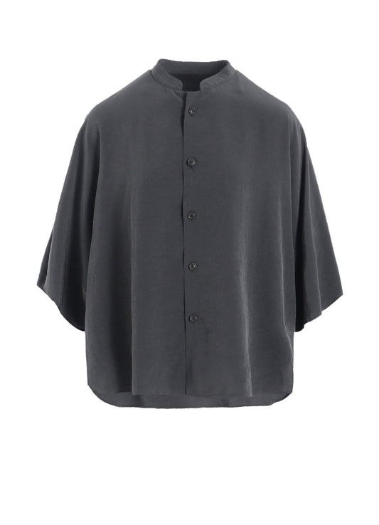 CREPE de CHINE STAND CAPE BLOUSE