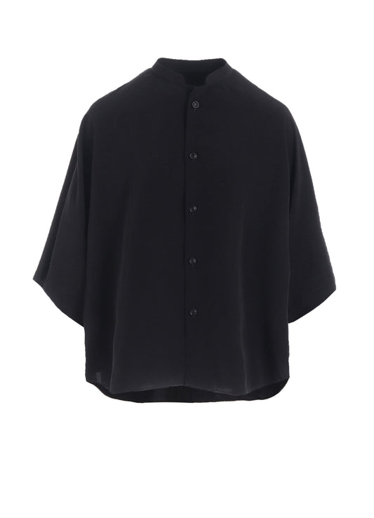 CREPE de CHINE STAND CAPE BLOUSE