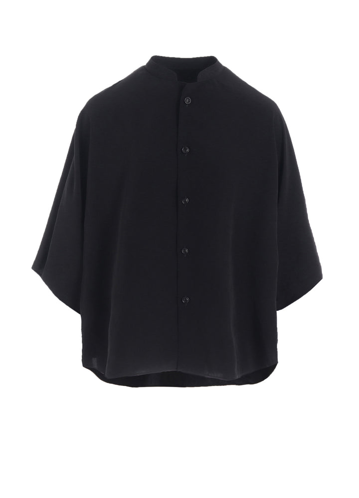 CREPE de CHINE STAND CAPE BLOUSE