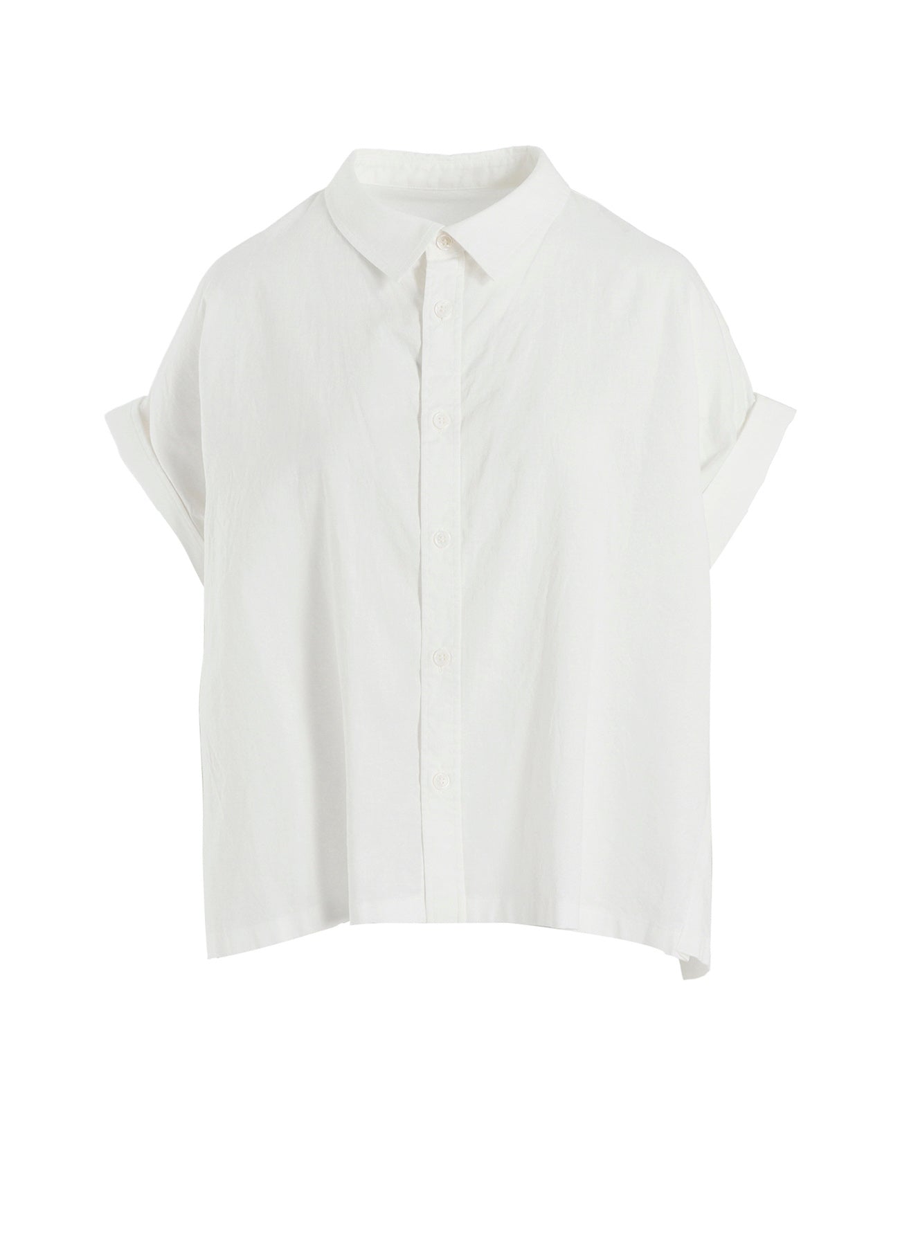 2025S/S Y's BORN PRODUCT 半袖シャツ Y's BORN PRODUCT] THIN COTTON TWILL HALF SLEEVE BOX SHIRT