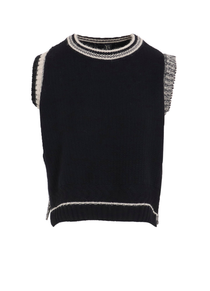 NAITIVE JACQUARD DESIGN KNIT VEST