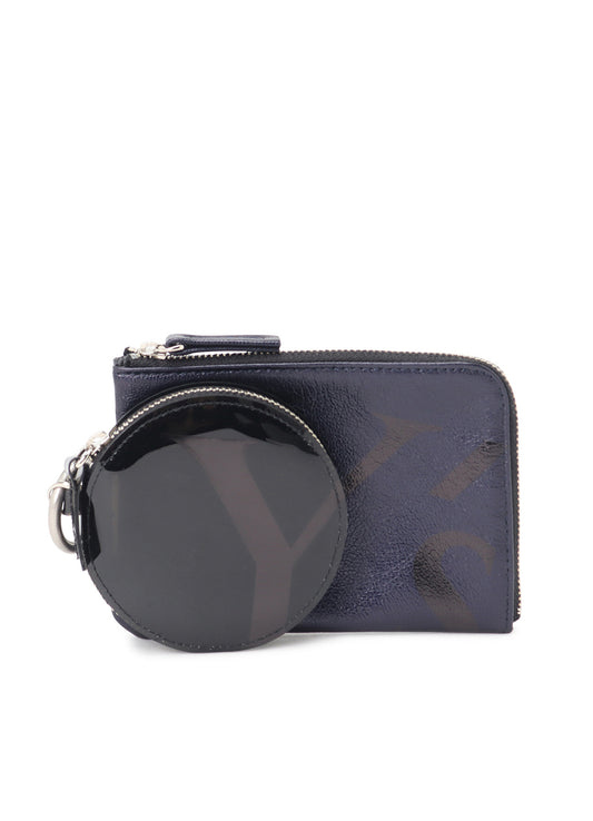 LEATHER/PVC Y'S DOUBLE POUCH