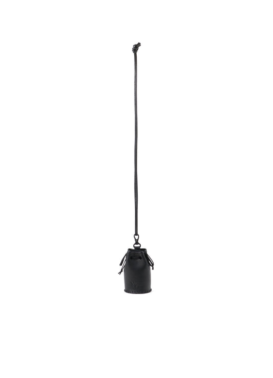 COW LEATHER DRAW STRING POUCH