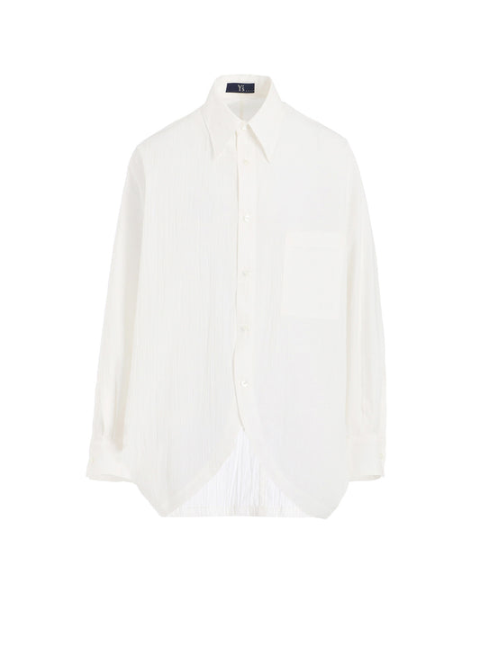 HIGH COUNT TYPEWRITER DOLMAN SLEEVE SHIRT