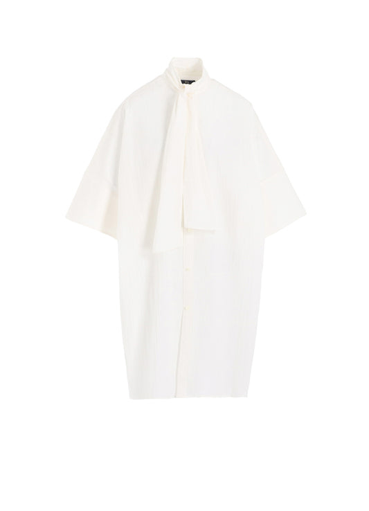 HIGH COUNT TYPEWRITER BOW TIE BIG SHIRT