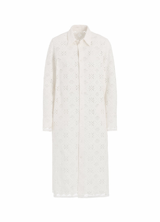 COTTON LACE LONG SHIRT